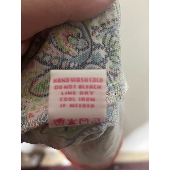 Ivy Lane Vibrant Dress Paisley Print Shift Womens Size L Green A-Line Sleeveless - Picture 5 of 7